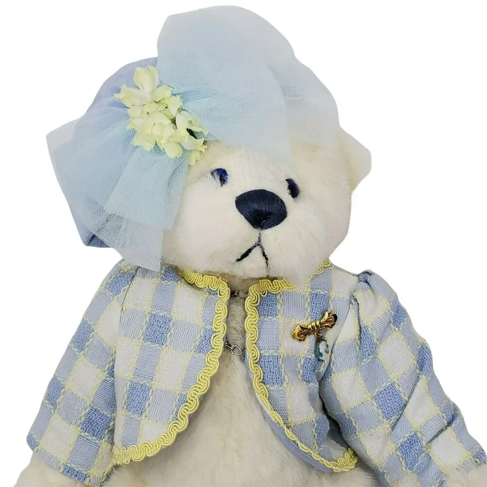 VTG 2000s Vicky Lougher Teddy Bear Hats Off To You Mom Mothers Day Collectible‎